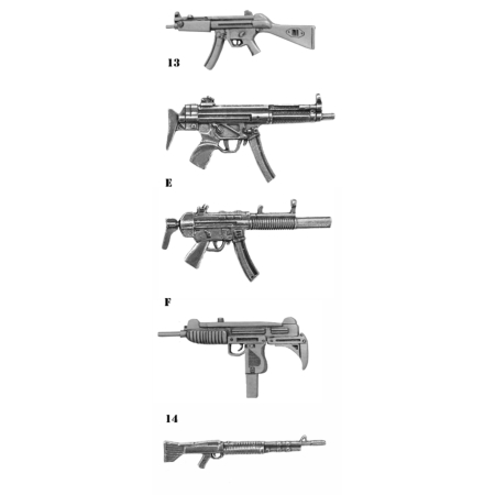 LONG WEAPON PINS