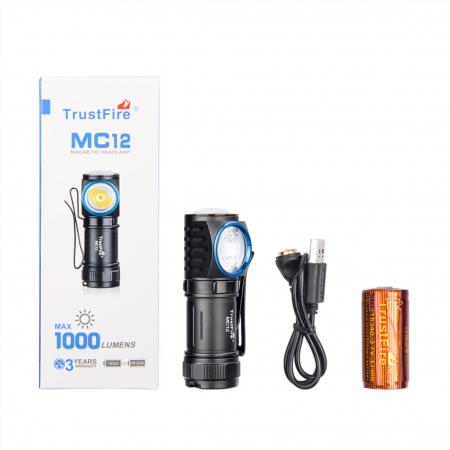 MC12 MAGNETIC HEAD LIGHT TRUSTFIRE
