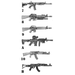 LONG WEAPON PINS